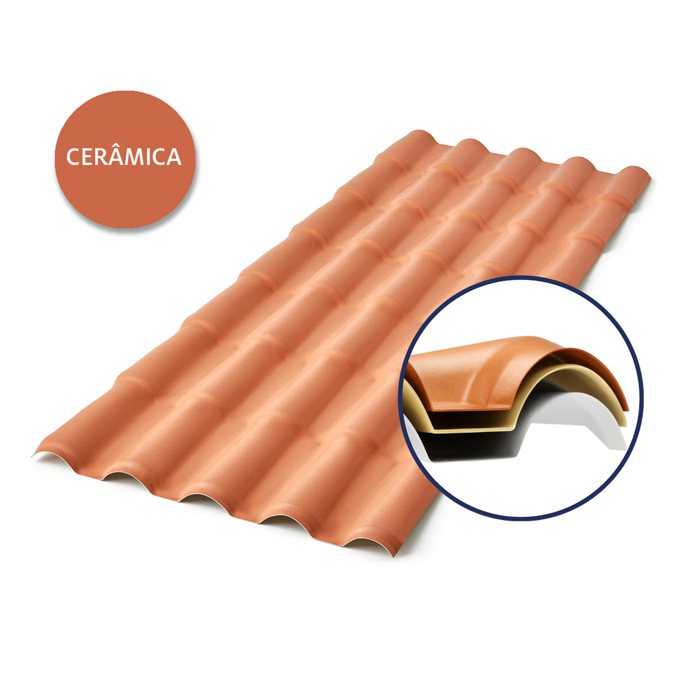 A Telha de PVC Colonial Ultra